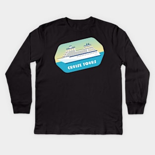 World Tour by Cruise - Travel Kids Long Sleeve T-Shirt